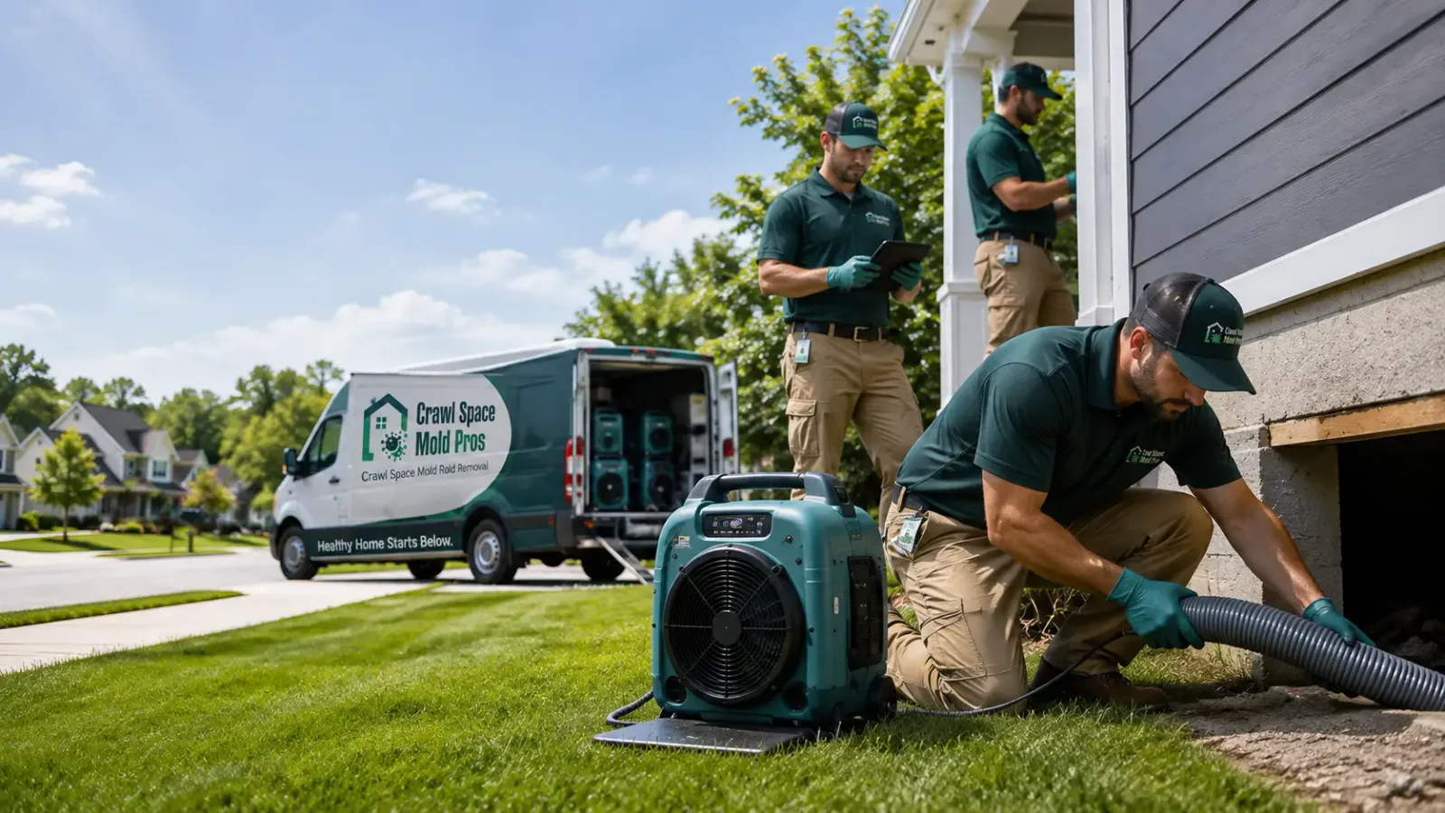 Crawl Space Mold Removal in Scotland, AR